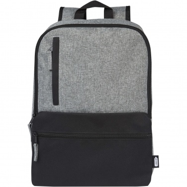 Logotrade corporate gift image of: Reclaim 15" GRS recycled two-tone laptop backpack 14L
