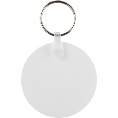 Logo trade promotional products image of: Tait circle-shaped recycled keychain
