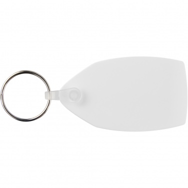 Logotrade promotional gift image of: Tait rectangular-shaped recycled keychain