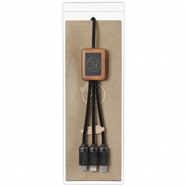 Logotrade promotional giveaway image of: SCX.design C29 3-in-1 bamboo cable