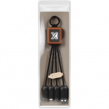 Logotrade promotional item picture of: SCX.design C19 wooden easy to use cable