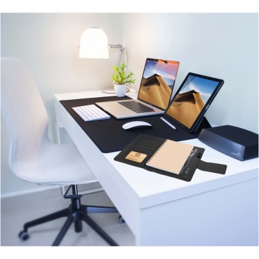 Logo trade promotional merchandise image of: SCX.design O16 A5 light-up notebook power bank