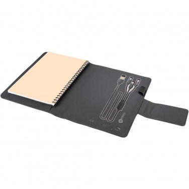 Logotrade promotional giveaway picture of: SCX.design O16 A5 light-up notebook power bank