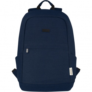 Logotrade promotional item picture of: Joey 15.6" GRS recycled canvas anti-theft laptop backpack 18L