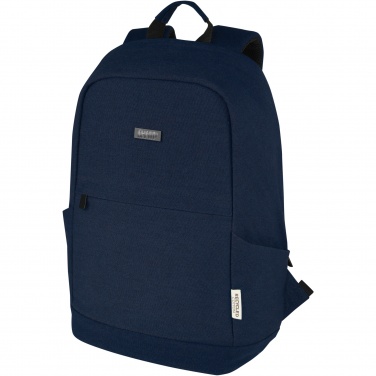 Logo trade promotional items picture of: Joey 15.6" GRS recycled canvas anti-theft laptop backpack 18L