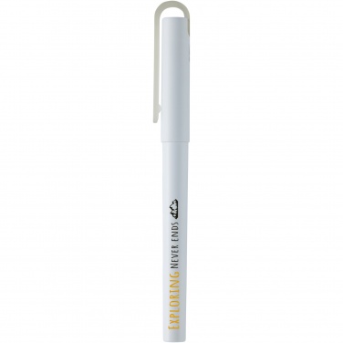 Logo trade promotional items image of: Mauna recycled PET gel rollerball pen