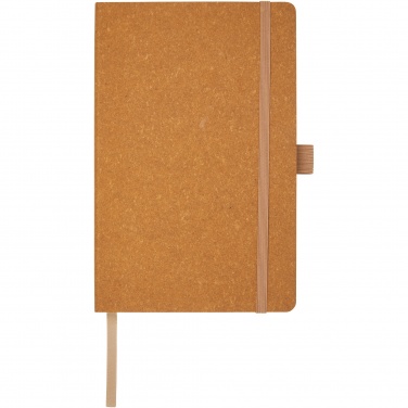 Logo trade promotional items image of: Kilau recycled leather notebook 