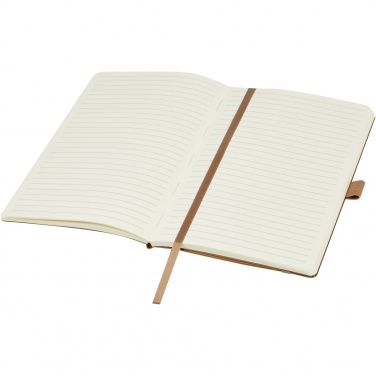Logotrade promotional product picture of: Kilau recycled leather notebook 