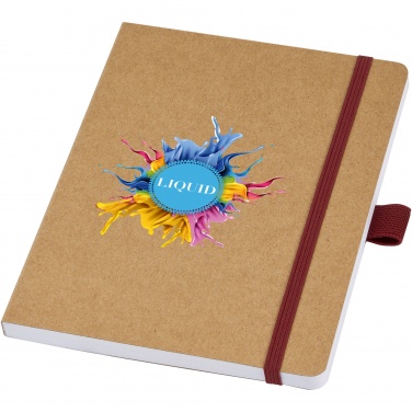 Logo trade promotional product photo of: Berk recycled paper notebook
