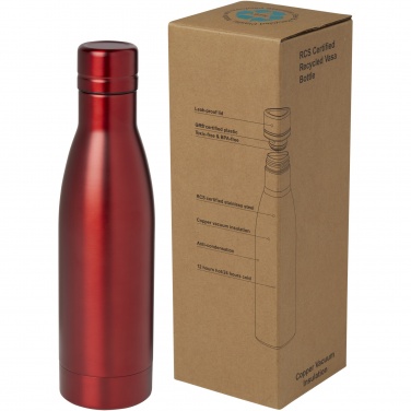 Logotrade promotional product picture of: Vasa 500 ml RCS certified recycled stainless steel copper vacuum insulated bottle