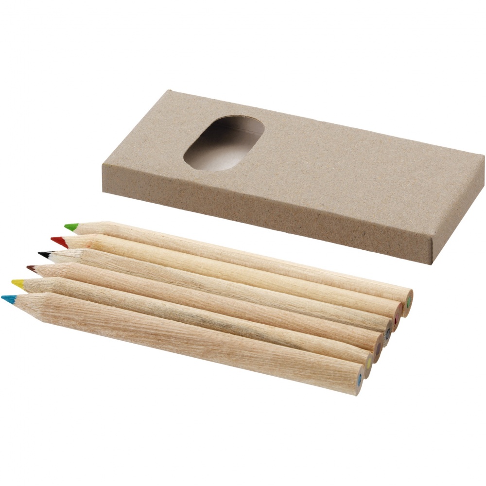 Logotrade advertising product image of: Artemaa 6-piece pencil colouring set