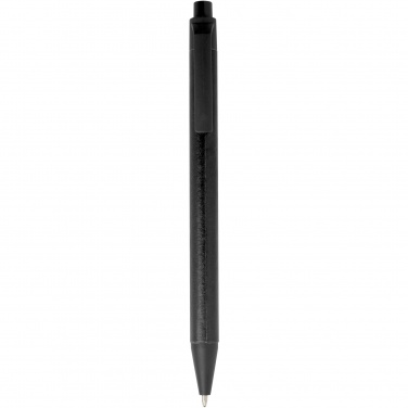 Logo trade promotional giveaways image of: Chartik monochromatic recycled paper ballpoint pen with matte finish
