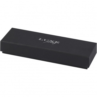 Logo trade promotional products image of: Lucetto recycled aluminium ballpoint and rollerball pen gift set