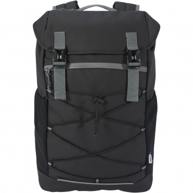 Logo trade promotional merchandise photo of: Aqua 15.6" GRS recycled water resistant laptop backpack 23L