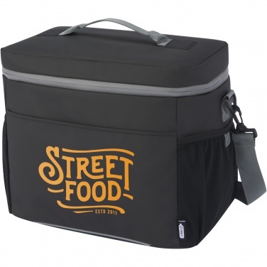Logo trade promotional merchandise picture of: Aqua 20-can GRS recycled water resistant cooler bag 22L
