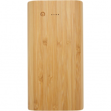 Logo trade promotional giveaways image of: Tulda 20.000 mAh bamboo power bank