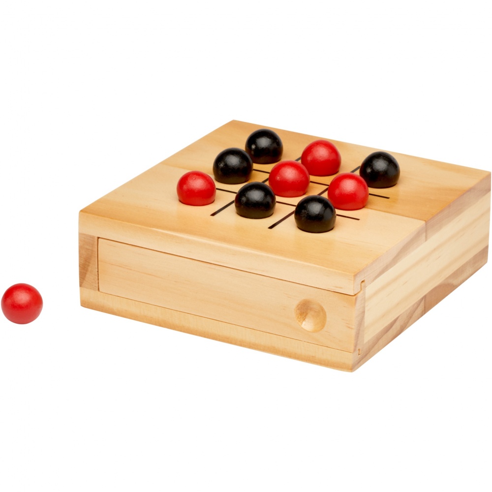 Logotrade promotional gift picture of: Strobus wooden tic-tac-toe game