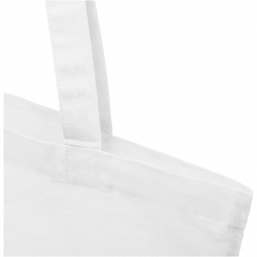 Logo trade advertising products picture of: Madras 140 g/m2 GRS recycled cotton tote bag 7L