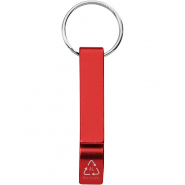 Logotrade promotional merchandise photo of: Tao RCS recycled aluminium bottle and can opener with keychain 