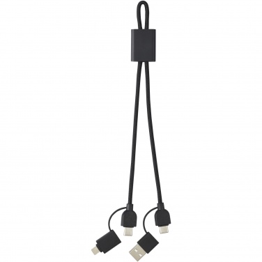 Logo trade corporate gift photo of: Connect 6-in-1 RCS recycled aluminium 45W quick charge & data transfer cable