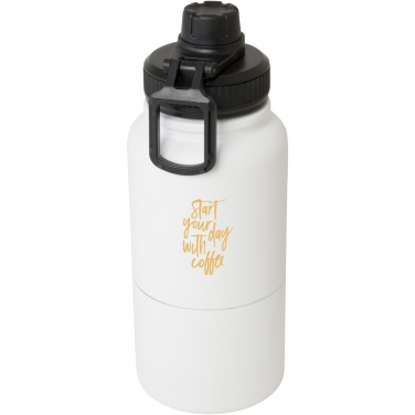 Logo trade promotional item photo of: Dupeca 840 ml RCS certified stainless steel insulated sport bottle