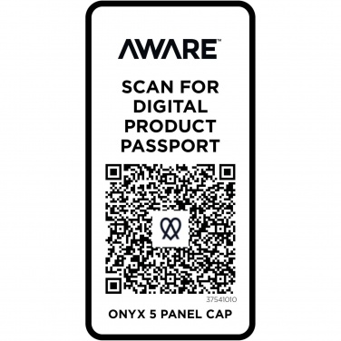 Logo trade promotional product photo of: Onyx 5 panel Aware™ recycled cap