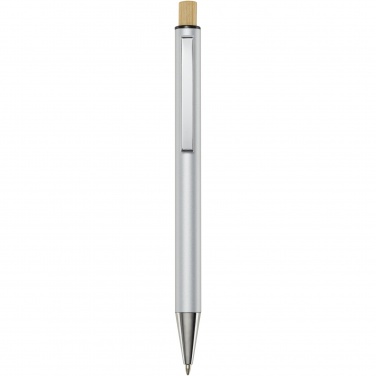 Logo trade advertising products image of: Cyrus recycled aluminium ballpoint pen (blue ink)