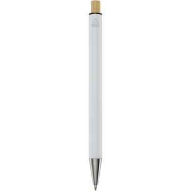 Logotrade promotional merchandise picture of: Cyrus recycled aluminium ballpoint pen (black ink)