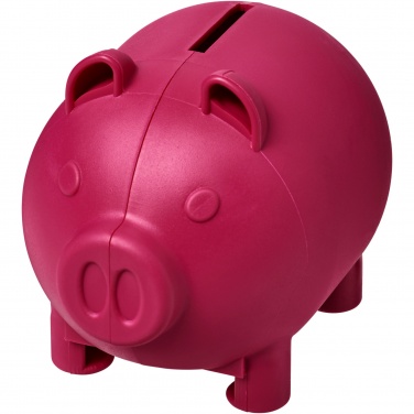 Logotrade corporate gift picture of: Oink recycled plastic piggy bank