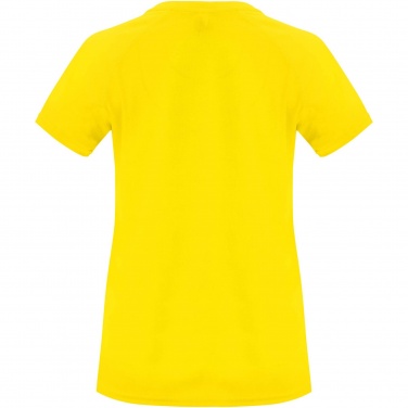 Logo trade advertising products image of: Bahrain short sleeve women's sports t-shirt