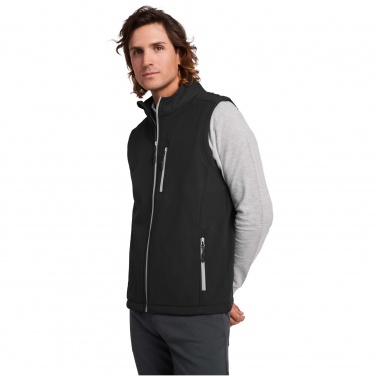 Logo trade corporate gifts picture of: Nevada unisex softshell bodywarmer