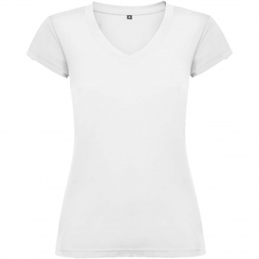 Logotrade corporate gift image of: Victoria short sleeve women's v-neck t-shirt