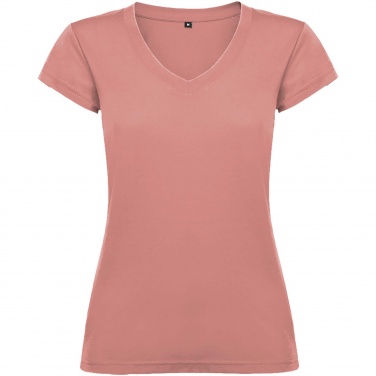 Logo trade business gift photo of: Victoria short sleeve women's v-neck t-shirt