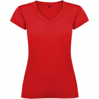 Logo trade promotional gifts picture of: Victoria short sleeve women's v-neck t-shirt