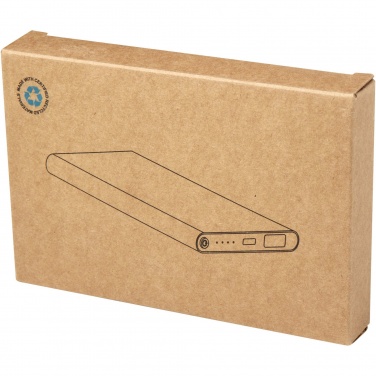 Logo trade business gifts image of: Pep 4000 mAh Type-C recycled aluminium power bank 