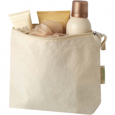 Logo trade promotional giveaways picture of: Orissa 180 g/m² organic toiletry bag 1L