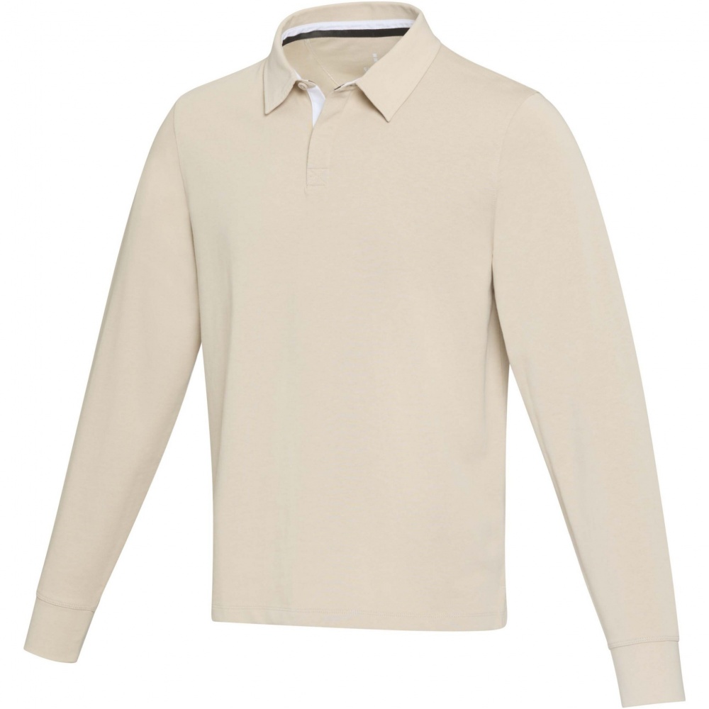 Logo trade promotional products picture of: Clyde unisex organic rugby polo sweatshirt
