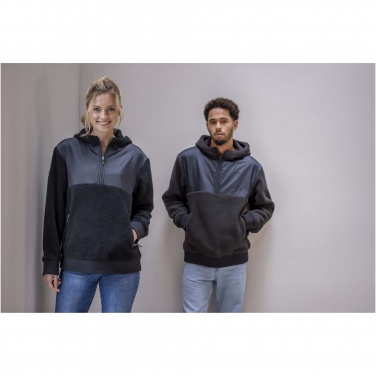 Logo trade promotional giveaways image of: Evans unisex recycled sherpa fleece