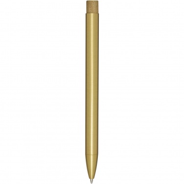 Logo trade promotional item photo of: Beatriz recycled brass ballpoint pen