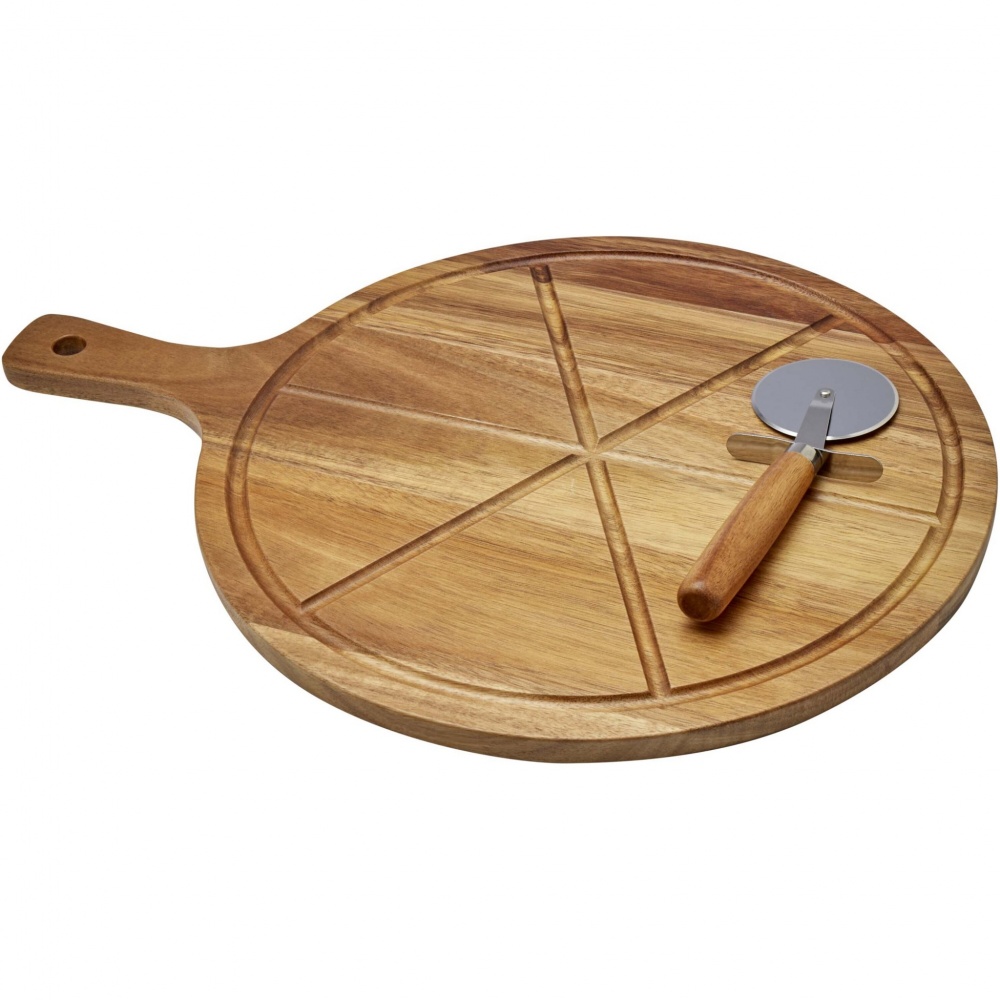 Logo trade promotional products image of: Timberito pizza set