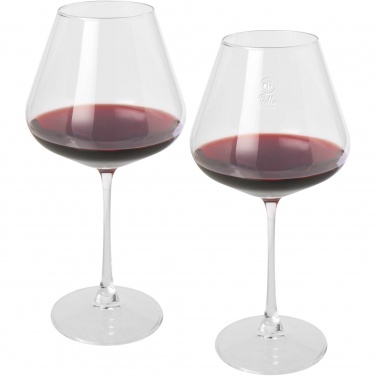 Logo trade promotional merchandise picture of: Rosso 2-piece wine glass set 
