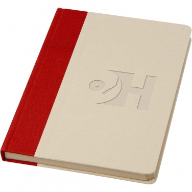 Logo trade promotional items image of: Liliana A5 sugar cane plastic hard cover notebook