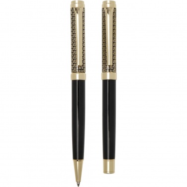 Logo trade promotional merchandise picture of: Legato ballpoint and rollerball pen set