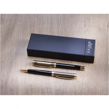 Logotrade promotional item image of: Legato ballpoint and rollerball pen set