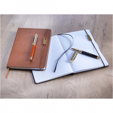 Logo trade promotional product photo of: Legato A5 notebook and rollerball pen set 