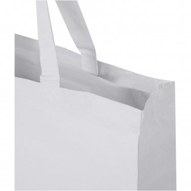 Logotrade promotional gift image of: Odessa 220 g/m² GRS recycled cotton large tote bag