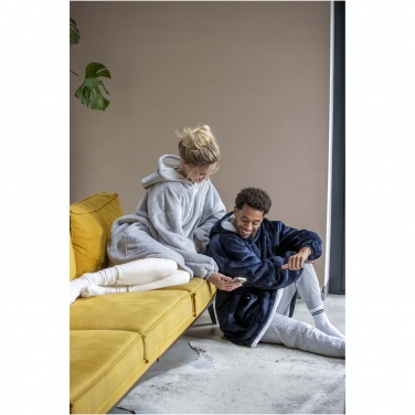 Logo trade promotional gifts image of: Denali GRS hoodie blanket