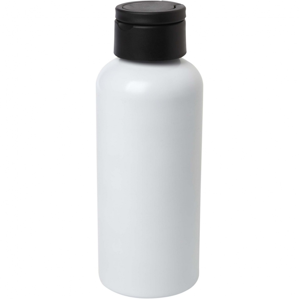 Logo trade promotional item photo of: Trinity 600 ml RCS certified recycled aluminium water bottle with RPET lid