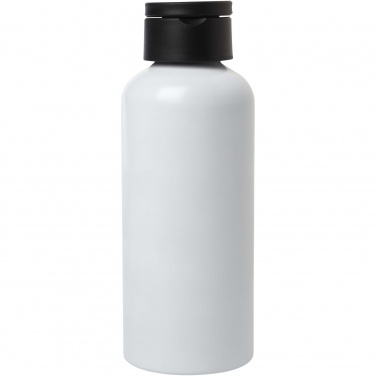 Logo trade promotional item photo of: Trinity 600 ml RCS certified recycled aluminium water bottle with RPET lid