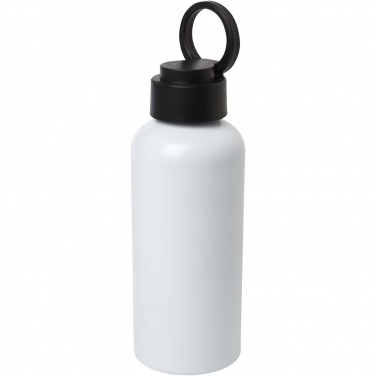 Logo trade promotional items picture of: Trinity 600 ml RCS certified recycled aluminium water bottle with RPET lid